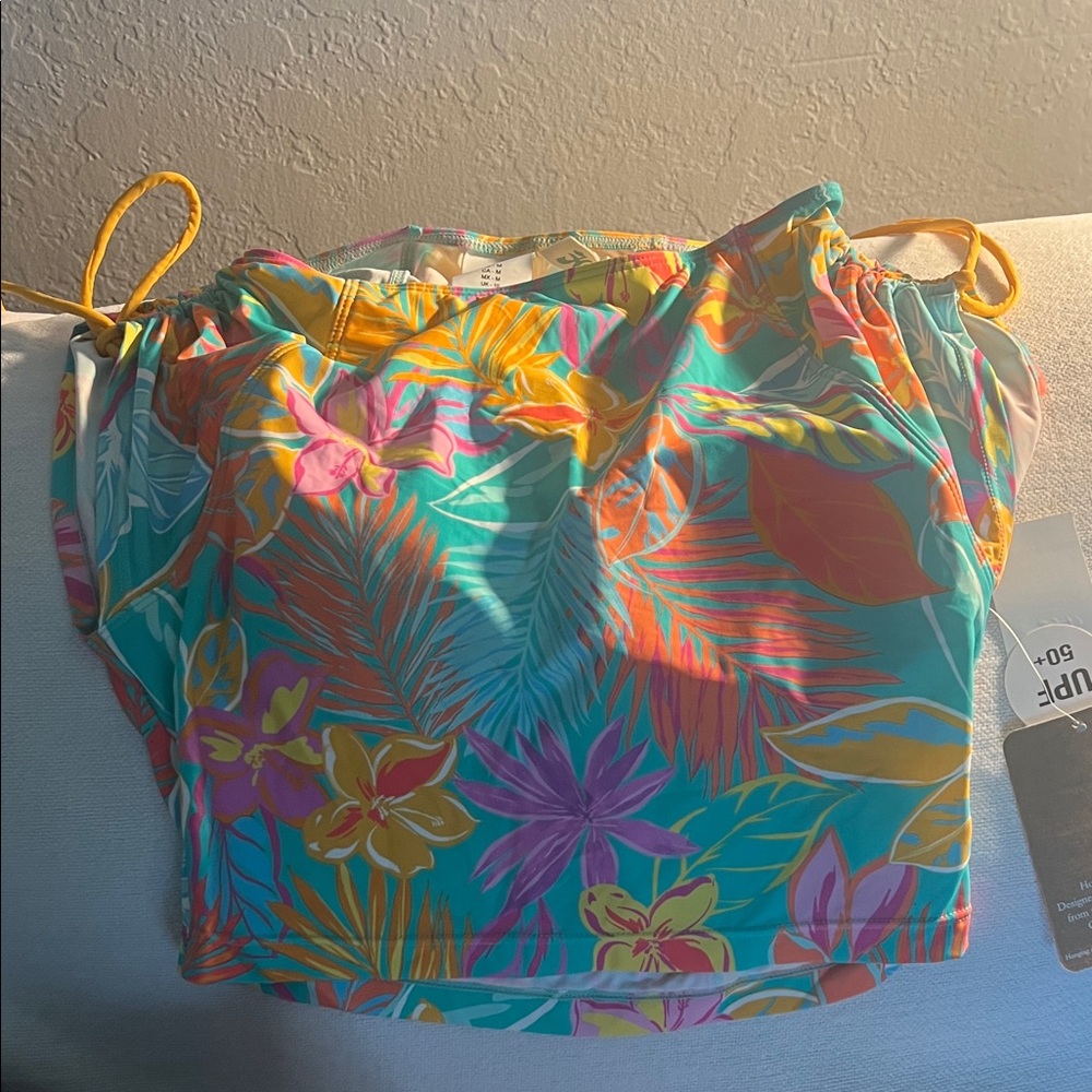 Hobie Multicolor Floral Swim Top